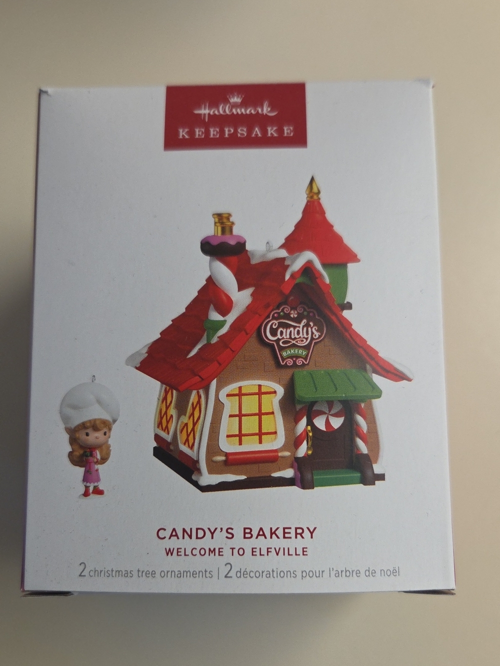Hallmark Keepsake Ornament Candy's Bakery 1St IN THE WELCOME TO ELFVILLE SERIES